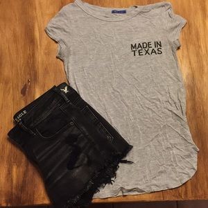 Gray Made in Texas Top